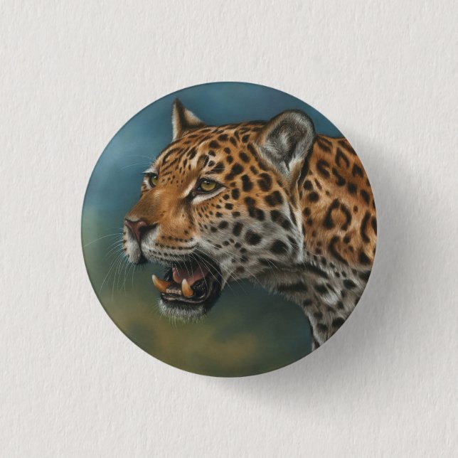 Jaguar-Abzeichen Button (Vorderseite)