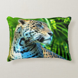 Jaguar Accent Pillow - Wildlife Series Dekokissen