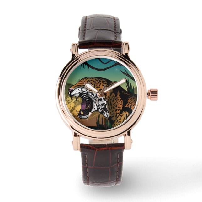 Jaguar Armbanduhr (Vorderseite)