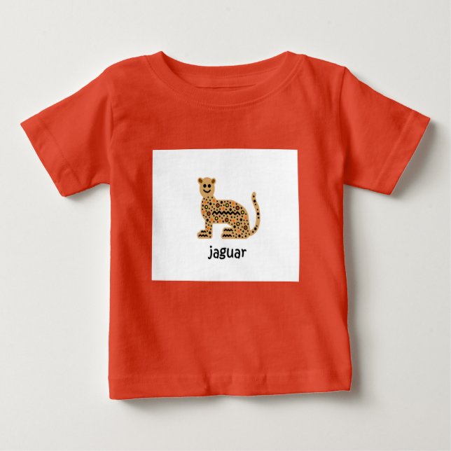 Jaguar Baby T-shirt (Vorderseite)