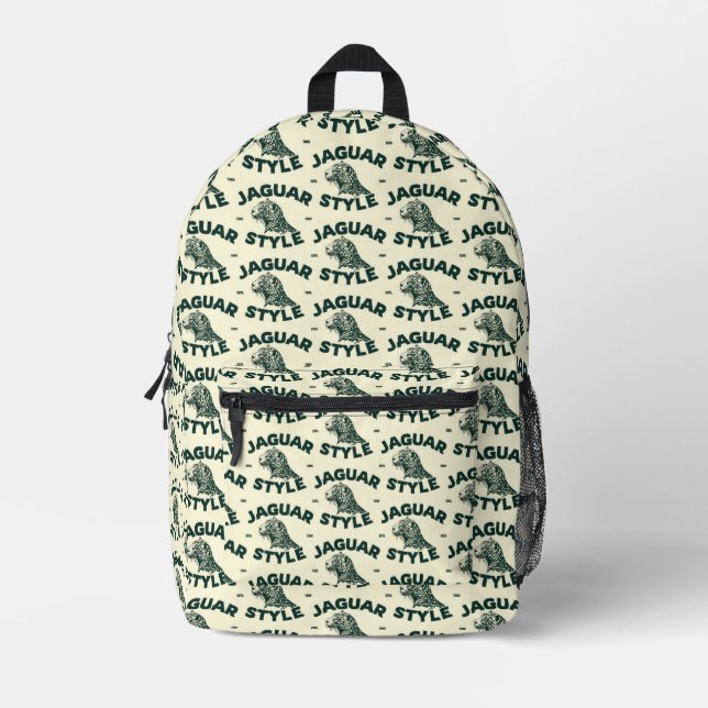 Jaguar-bedruckter Rucksack (Vorderseite)