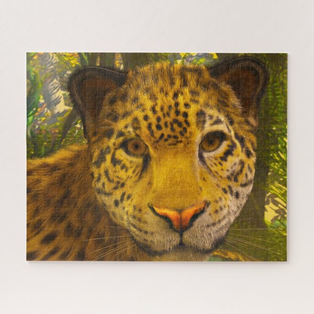 Jaguar Big Cats . Puzzle (Horizontal)