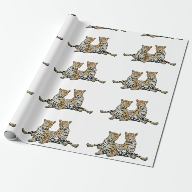 Jaguar-Bild für Wrapping Paper Geschenkpapier (Ungerollt)