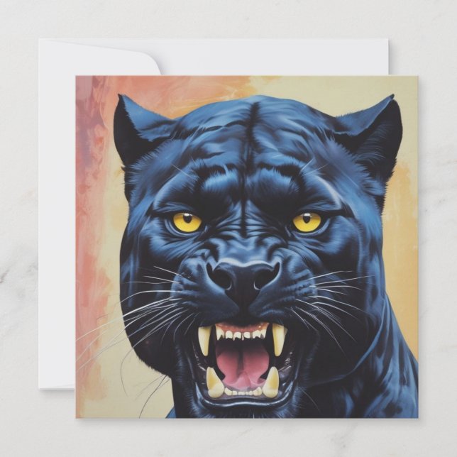 Jaguar - Black Panther Card (Vorderseite)