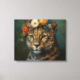 Jaguar-Blume Leinwanddruck
