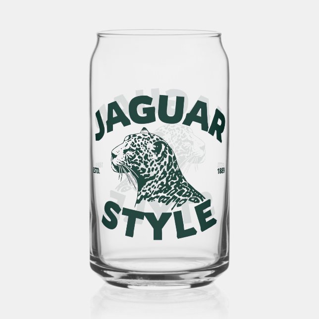 Jaguar Can Glass Dosenglas (Vorderseite)