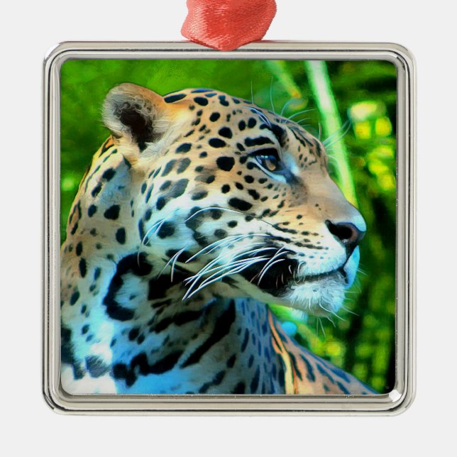 Jaguar Christmas Ornament - Wildlife Series (Vorne)