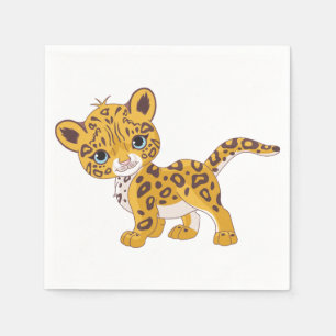 Jaguar Cub Paper Napkins Serviette