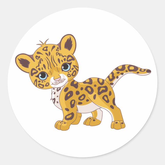 Jaguar Cub Stickers (Vorderseite)