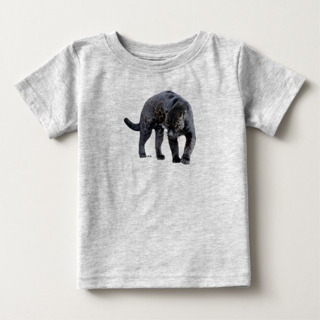 Jaguar Diablo Baby Grau T - Shirt (Vorderseite)