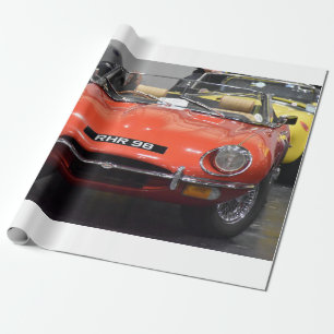 Jaguar-E-Packpapier Geschenkpapier