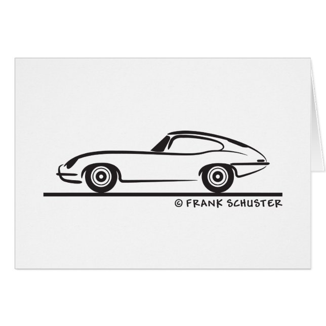 Jaguar-E-Typ-Coupe (Vorderseite (Horizontal))