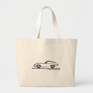 Jaguar-E-Typ-Coupe Jumbo Stoffbeutel
