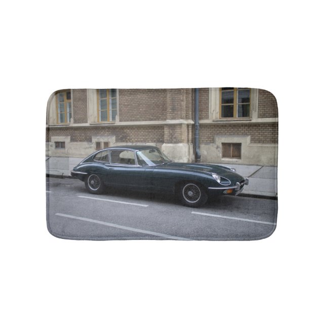Jaguar E-Type-Hardtop Badematte (Vorderseite)