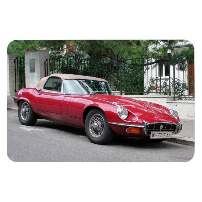 Jaguar E-Type Magnet (Horizontal)