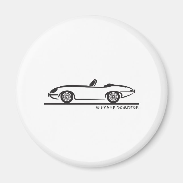 Jaguar E-Type Magnet (Vorne)