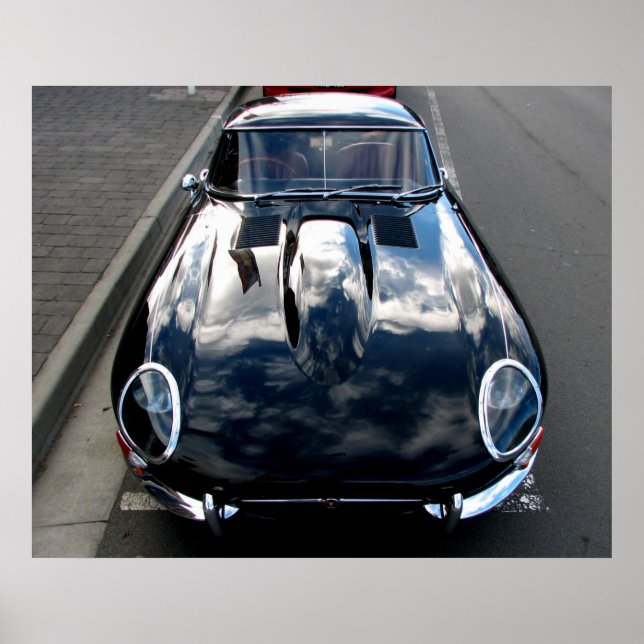 Jaguar E-Type Poster (Vorne)