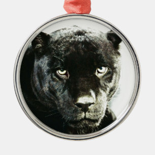 Jaguar Eyes Silbernes Ornament