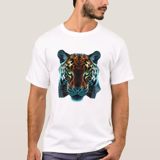 Jaguar Face Art T-Shirt