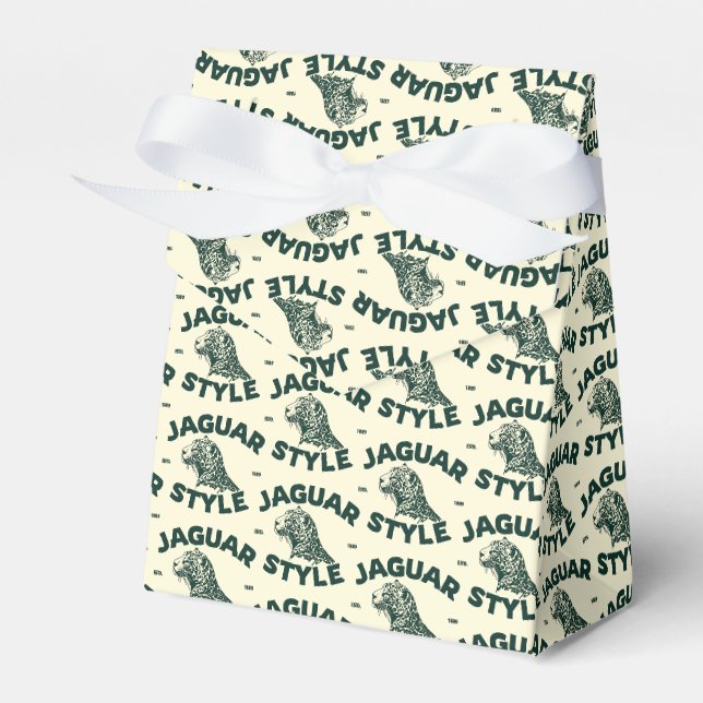 Jaguar Favor Boxen Geschenkschachtel (Vorderseite)