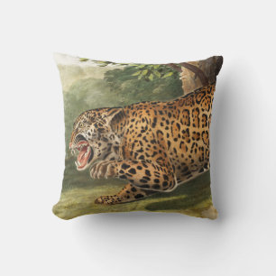 Jaguar (Felis onca) Illustration Kissen