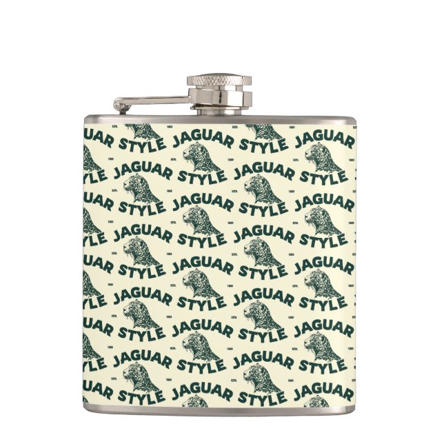 Jaguar Flask Flachmann (Vorderseite)