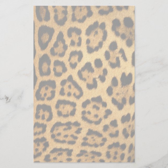Jaguar Fur Print Briefpapier (Vorderseite)