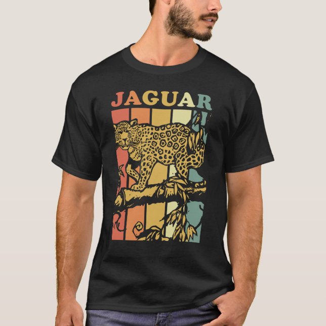 Jaguar Gestreift T-Shirt (Vorderseite)
