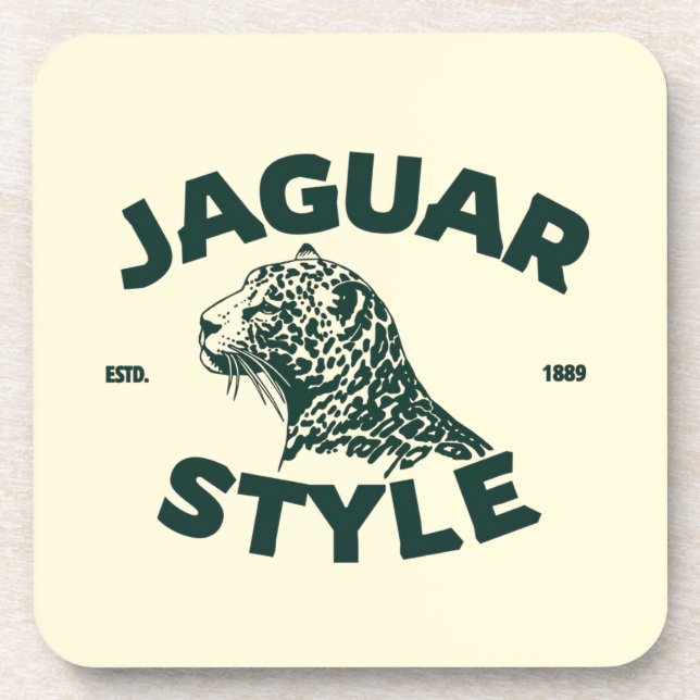 Jaguar Getränkecoster Getränkeuntersetzer (Vorderseite)