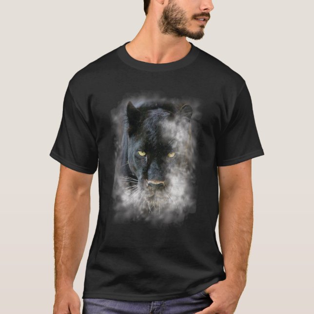 Jaguar Illustration Jaguar Head Graphic Illustrati T-Shirt (Vorderseite)