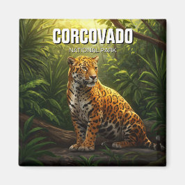 Jaguar in Corcovado Nationalpark Costa Rica Magnet