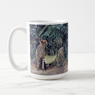 Jaguar in der waldreichen Ölfarbe, Kaffee-Tasse Kaffeetasse