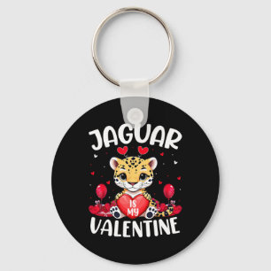 Jaguar ist mein Valentinherz Jaguar Valentin Schlüsselanhänger