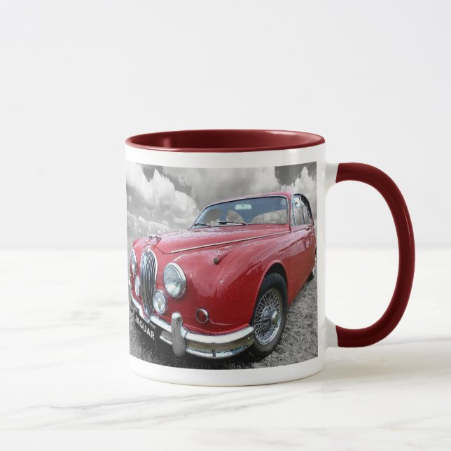 Jaguar-Kennzeichen 2 Tasse (Rechts)