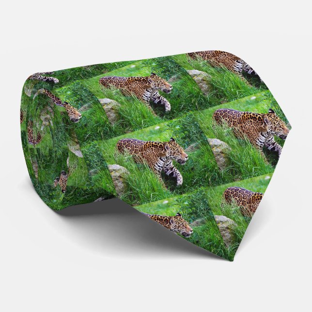Jaguar Krawatte (Gerollt)