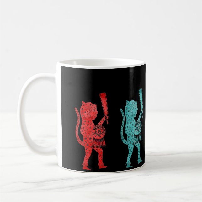 Jaguar-Krieger-Tasse Kaffeetasse (Links)