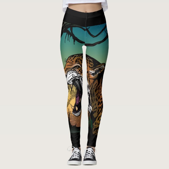 Jaguar Leggings (Vorderseite)