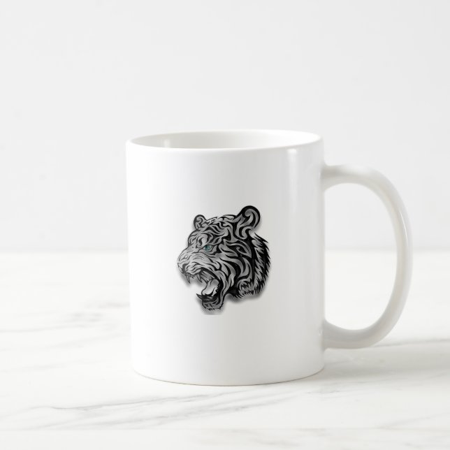 Jaguar-Leopard-Druck-Panther-Muster Tasse (Rechts)