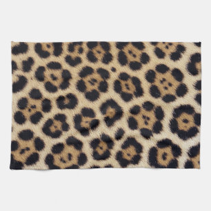 jaguar leopard textur fell haut leder tier pri geschirrtuch