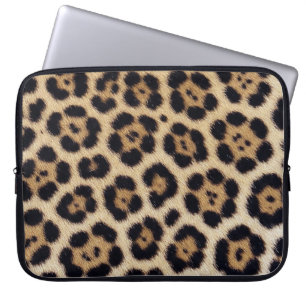 jaguar leopard textur fell haut leder tier pri laptopschutzhülle