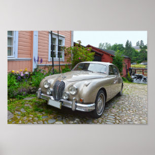 Jaguar Mark 2 in Porvoo, Finnland Poster