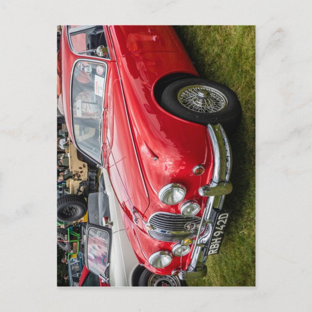 Jaguar Mark 2 Luxussportwagen Postkarte (Vorderseite)