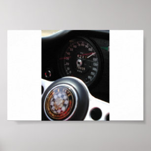Jaguar mit Geschwindigkeit Poster