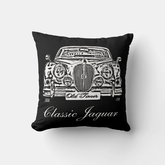 Jaguar MK II Cushion aus den 1960er Jahren Kissen (Vorderseite)