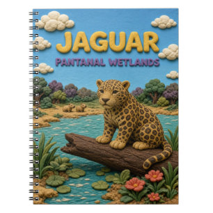 Jaguar Pantanal-Feuchtgebiete Modern KlayKoo Notizblock