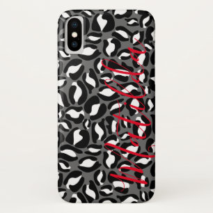 Jaguar Pattern Drucken Schwarz-weißer Personalisie Case-Mate iPhone Hülle