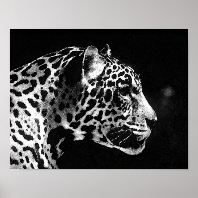 Jaguar Pop Art Poster (Vorne)