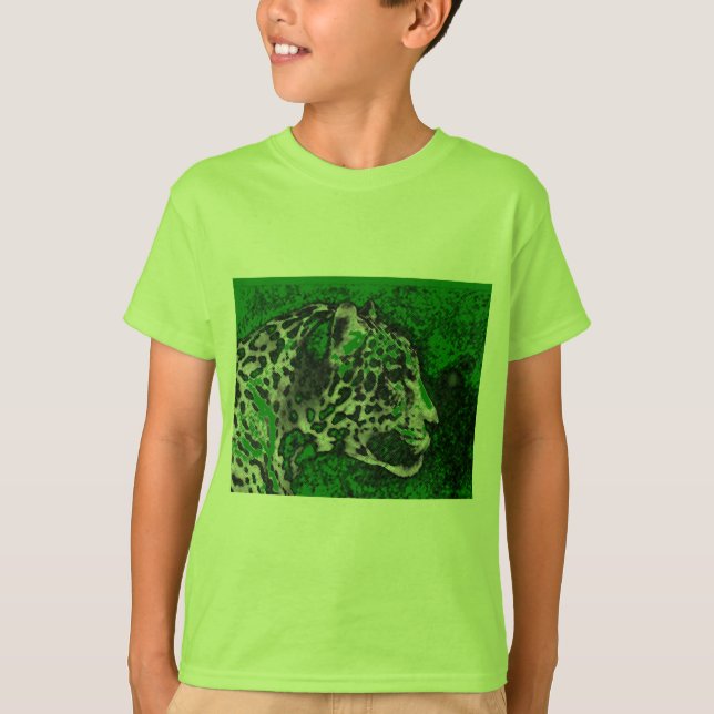Jaguar Pop Art T-Shirt (Vorderseite)