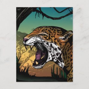 Jaguar Postkarte