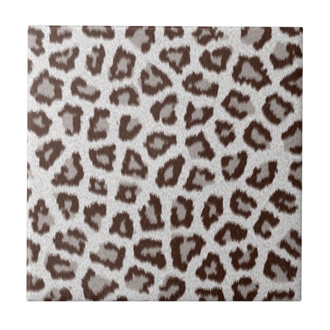 Jaguar Print Fliese (Vorderseite)
